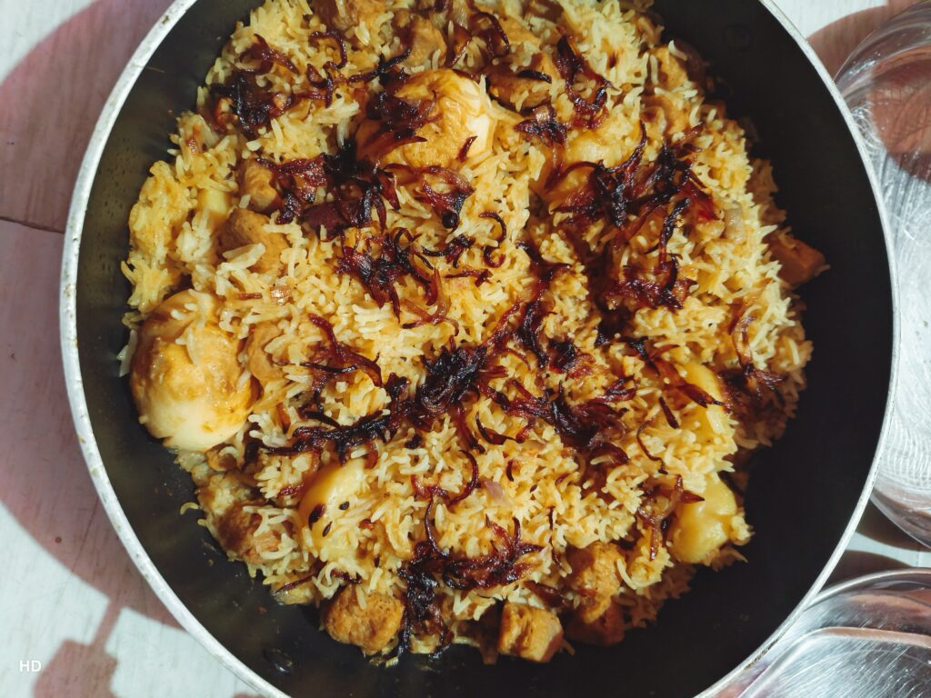 Homemade Special Traditional Egg Biryani